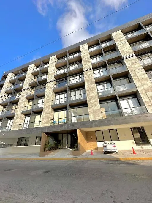 2 Beds Pool View Modern Apt/Parking, Gym, Rooftop - 405 Musa Playa del Carmen