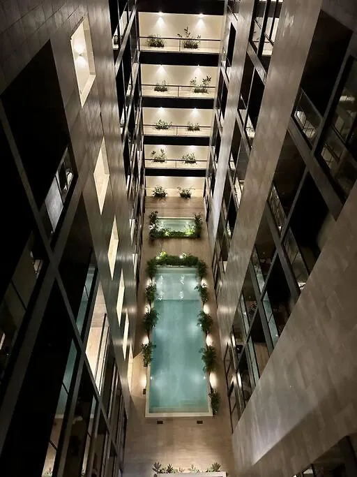 2 Beds Pool View Modern Apt/Parking, Gym, Rooftop - 405 Musa Playa del Carmen