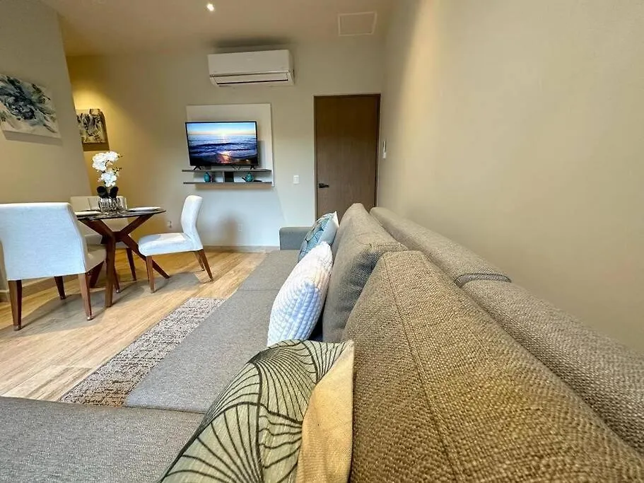 2 Beds Pool View Modern Apt/Parking, Gym, Rooftop - 405 Musa Playa del Carmen