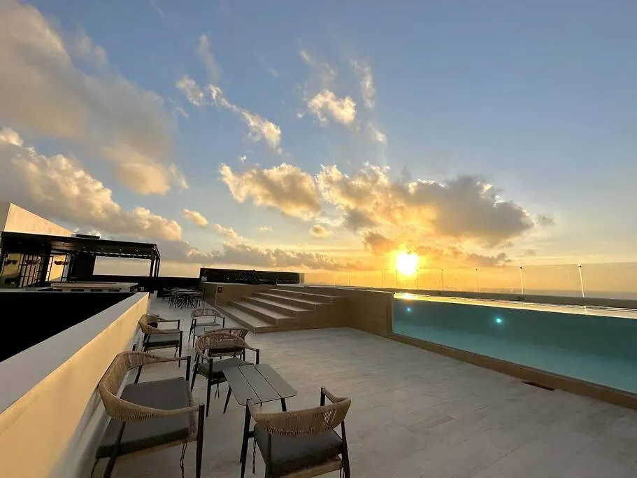 2 Beds Pool View Modern Apt/Parking, Gym, Rooftop - 405 Musa Playa del Carmen Apartamento